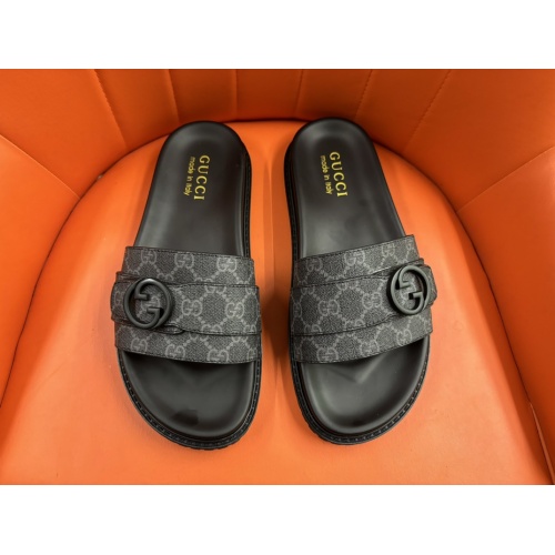 Gucci Slippers For Men #1208163 $56.00 USD, Wholesale Replica Gucci Slippers