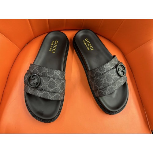 Replica Gucci Slippers For Men #1208163 $56.00 USD for Wholesale