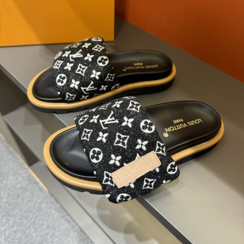 Louis Vuitton Slippers For Men #1208199 $56.00 USD, Wholesale Replica Louis Vuitton Slippers