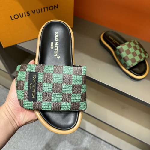 Replica Louis Vuitton Slippers For Men #1208206 $56.00 USD for Wholesale