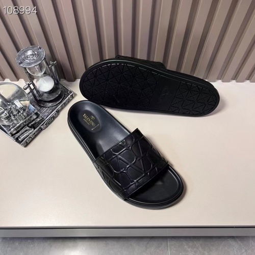 Replica Valentino Slippers For Men #1208214 $56.00 USD for Wholesale