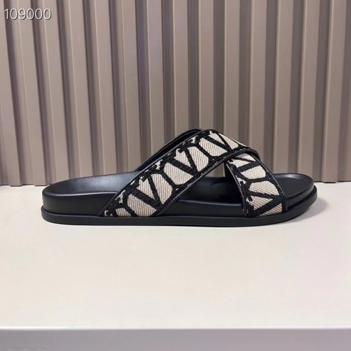 Replica Valentino Slippers For Men #1208220 $56.00 USD for Wholesale