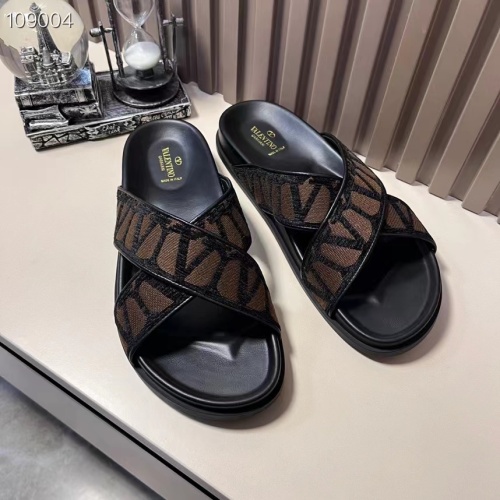 Valentino Slippers For Men #1208221 $56.00 USD, Wholesale Replica Valentino Slippers