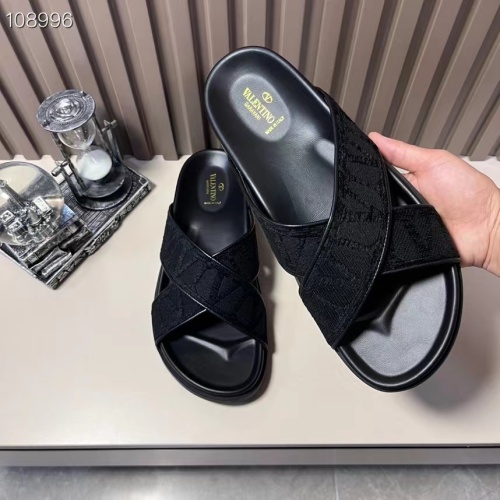 Replica Valentino Slippers For Men #1208222 $56.00 USD for Wholesale