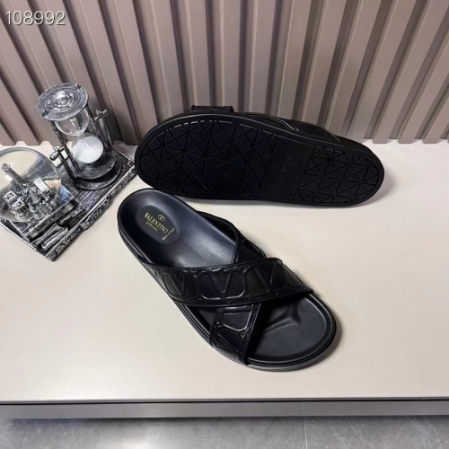 Replica Valentino Slippers For Men #1208223 $56.00 USD for Wholesale