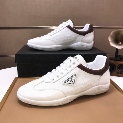 Replica Prada Casual Shoes For Men #1208361 $82.00 USD for Wholesale