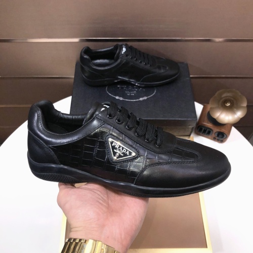 Replica Prada Casual Shoes For Men #1208363 $82.00 USD for Wholesale