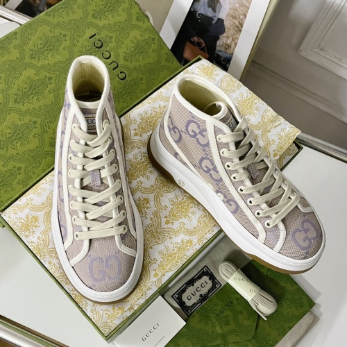 Replica Gucci High Tops Shoes For Women #1208371 p.9451.50 RUB for Wholesale