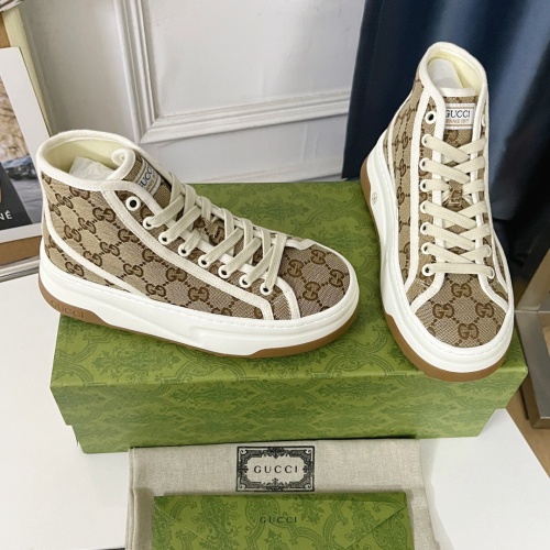 Gucci High Tops Shoes For Men #1208373 $96.00 USD, Wholesale Replica Gucci High Tops Shoes