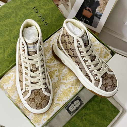 Replica Gucci High Tops Shoes For Men #1208373 $96.00 USD for Wholesale