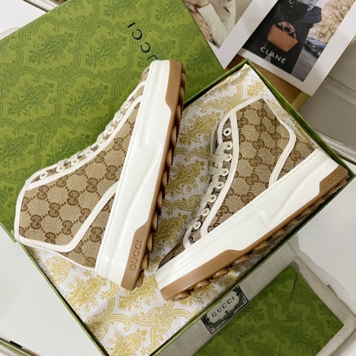 Replica Gucci High Tops Shoes For Men #1208373 $96.00 USD for Wholesale