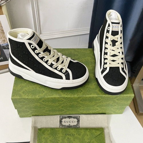 Gucci High Tops Shoes For Men #1208375 $96.00 USD, Wholesale Replica Gucci High Tops Shoes