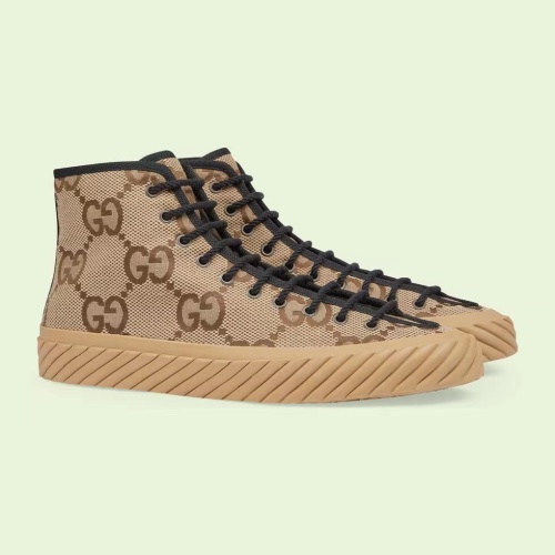 Gucci High Tops Shoes For Men #1208422 $76.00 USD, Wholesale Replica Gucci High Tops Shoes