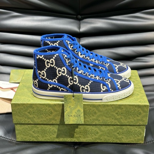 Gucci High Tops Shoes For Men #1208435 $76.00 USD, Wholesale Replica Gucci High Tops Shoes