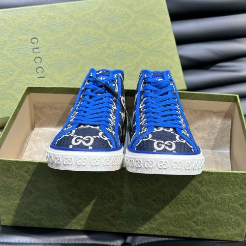 Replica Gucci High Tops Shoes For Men #1208435 $76.00 USD for Wholesale