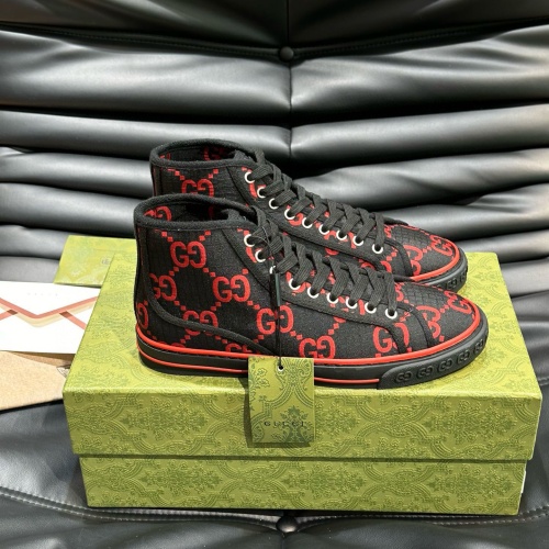 Gucci High Tops Shoes For Women #1208438 $76.00 USD, Wholesale Replica Gucci High Tops Shoes