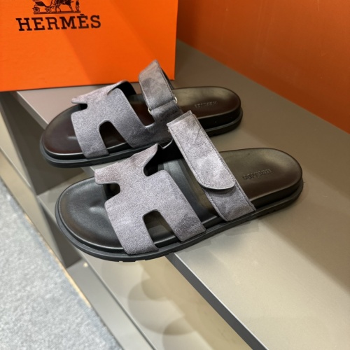 Hermes Slippers For Men #1208451 $52.00 USD, Wholesale Replica Hermes Slippers