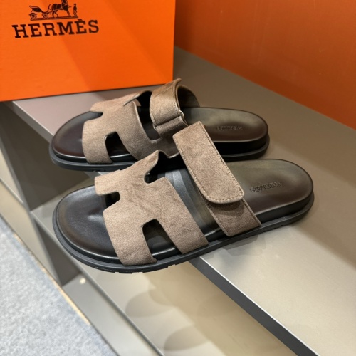 Hermes Slippers For Men #1208452 $52.00 USD, Wholesale Replica Hermes Slippers