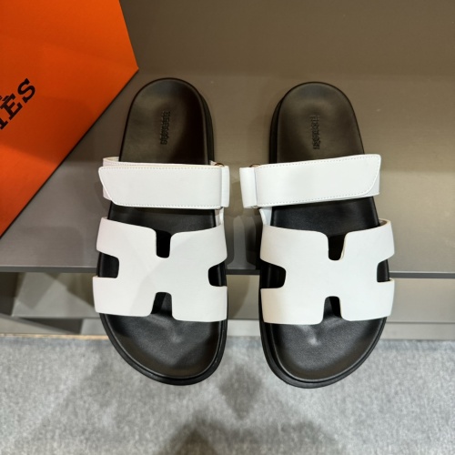 Replica Hermes Slippers For Men #1208454 $52.00 USD for Wholesale