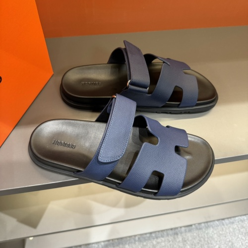 Replica Hermes Slippers For Men #1208457 $52.00 USD for Wholesale