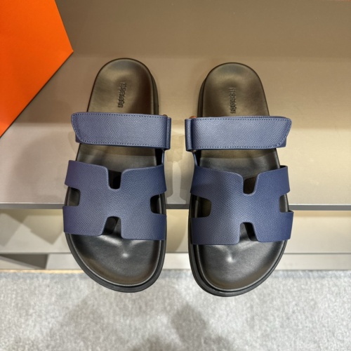 Replica Hermes Slippers For Men #1208457 $52.00 USD for Wholesale