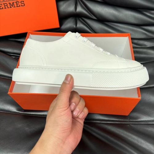 Replica Hermes Casual Shoes For Men #1208472 $76.00 USD for Wholesale