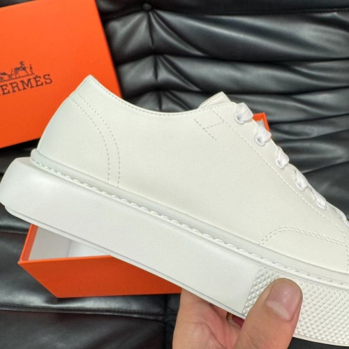 Replica Hermes Casual Shoes For Men #1208472 $76.00 USD for Wholesale