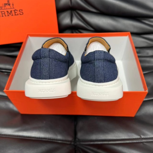 Replica Hermes Casual Shoes For Men #1208474 $76.00 USD for Wholesale