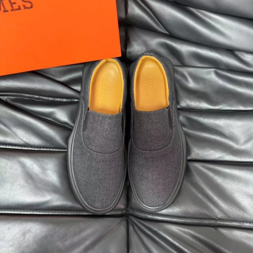 Replica Hermes Casual Shoes For Men #1208475 $76.00 USD for Wholesale