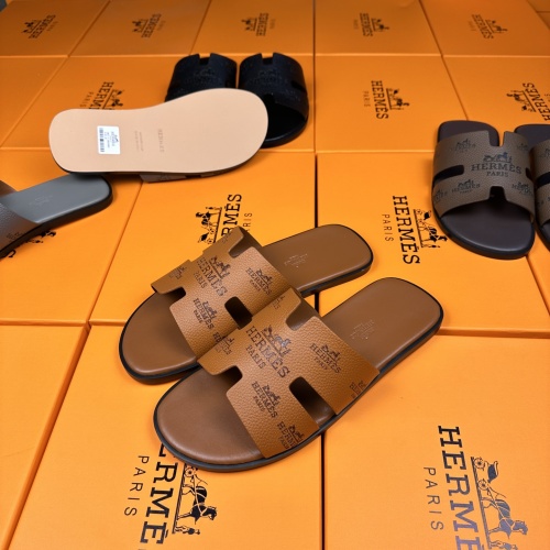 Hermes Slippers For Men #1208493 $48.00 USD, Wholesale Replica Hermes Slippers