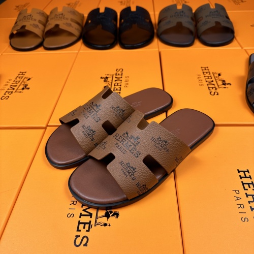 Hermes Slippers For Men #1208494 $48.00 USD, Wholesale Replica Hermes Slippers