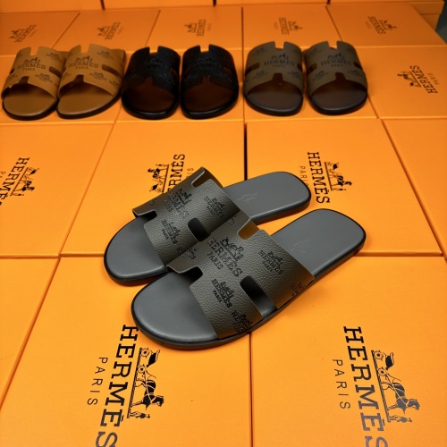 Hermes Slippers For Men #1208496 $48.00 USD, Wholesale Replica Hermes Slippers