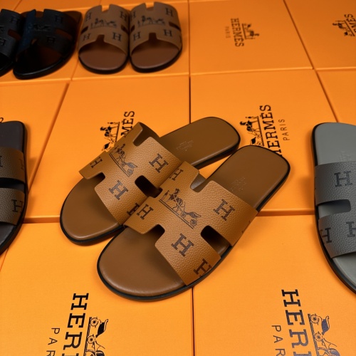 Hermes Slippers For Men #1208498 $48.00 USD, Wholesale Replica Hermes Slippers