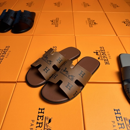 Hermes Slippers For Men #1208499 $48.00 USD, Wholesale Replica Hermes Slippers