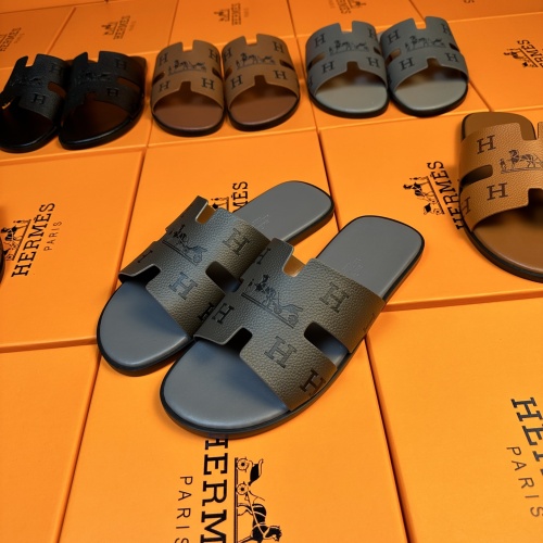 Hermes Slippers For Men #1208501 $48.00 USD, Wholesale Replica Hermes Slippers