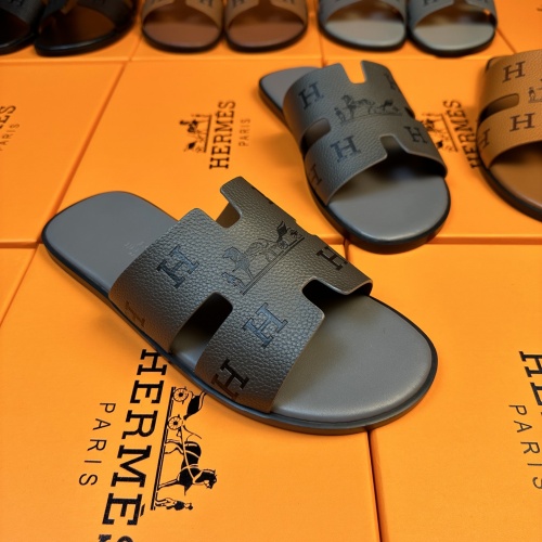 Replica Hermes Slippers For Men #1208501 $48.00 USD for Wholesale