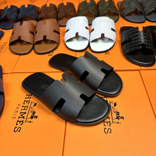 Replica Hermes Slippers For Men #1208505 $48.00 USD for Wholesale