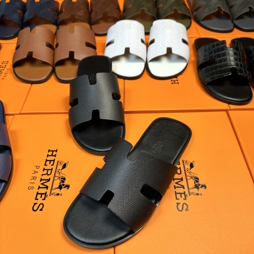 Replica Hermes Slippers For Men #1208505 $48.00 USD for Wholesale