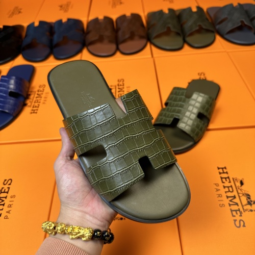 Hermes Slippers For Men #1208507 $48.00 USD, Wholesale Replica Hermes Slippers