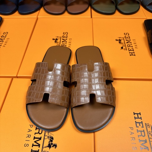 Hermes Slippers For Men #1208508 $48.00 USD, Wholesale Replica Hermes Slippers