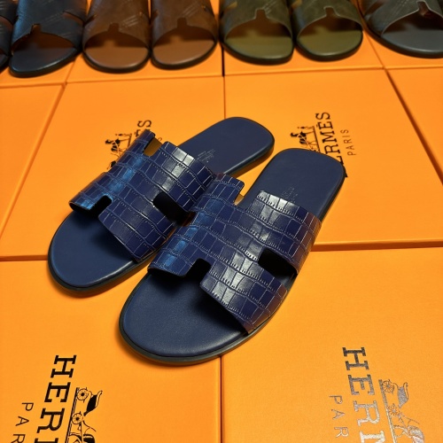 Replica Hermes Slippers For Men #1208509 $48.00 USD for Wholesale