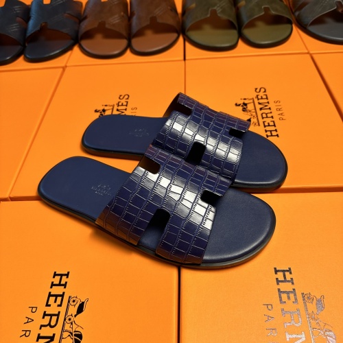 Replica Hermes Slippers For Men #1208509 $48.00 USD for Wholesale