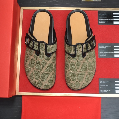 Replica Valentino Slippers For Men #1208515 $60.00 USD for Wholesale