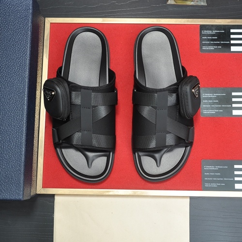 Prada Slippers For Men #1208520 $60.00 USD, Wholesale Replica Prada Slippers