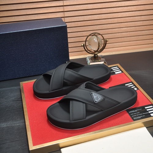 Prada Slippers For Men #1208523 $60.00 USD, Wholesale Replica Prada Slippers