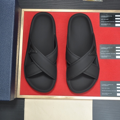 Replica Prada Slippers For Men #1208523 $60.00 USD for Wholesale