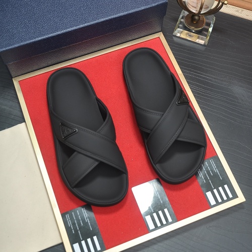 Replica Prada Slippers For Men #1208523 $60.00 USD for Wholesale