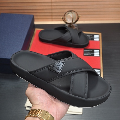 Replica Prada Slippers For Men #1208523 $60.00 USD for Wholesale