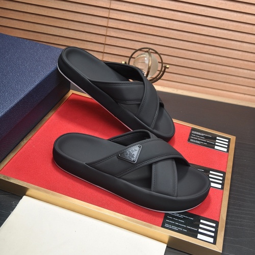 Replica Prada Slippers For Men #1208523 $60.00 USD for Wholesale