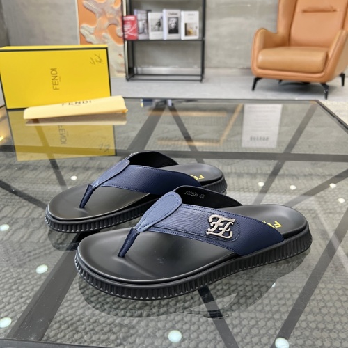 Fendi Slippers For Men #1208599 $64.00 USD, Wholesale Replica Fendi Slippers